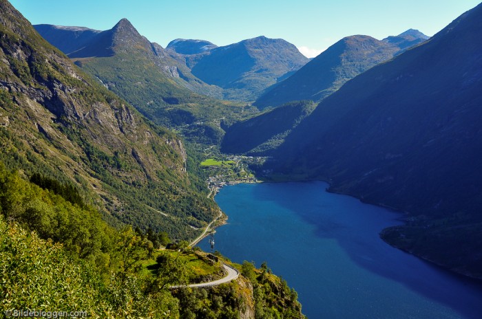 Geiranger sett fra Ørnesvingen