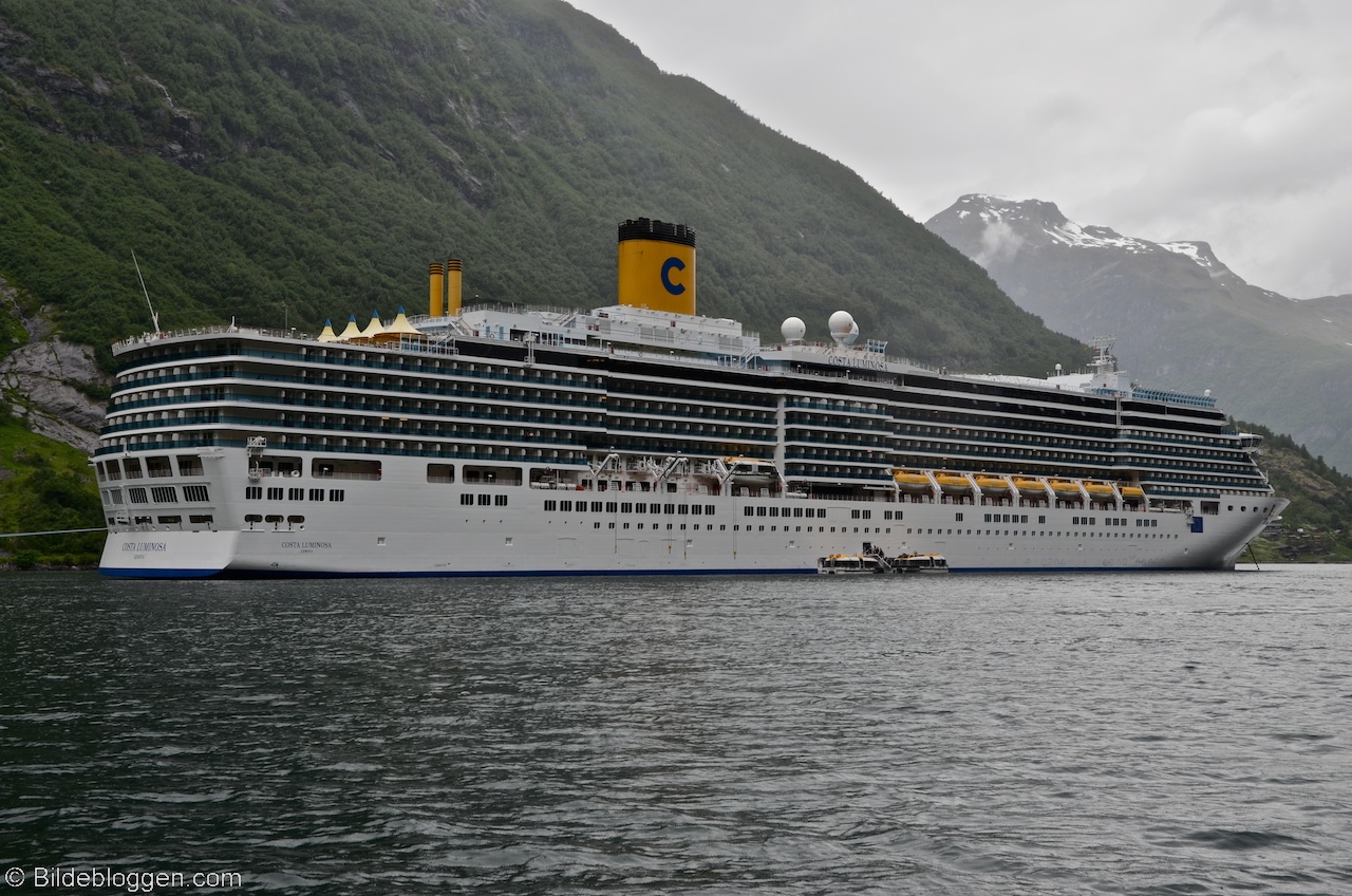 M/S Costa Luminosa - Geiranger 2013