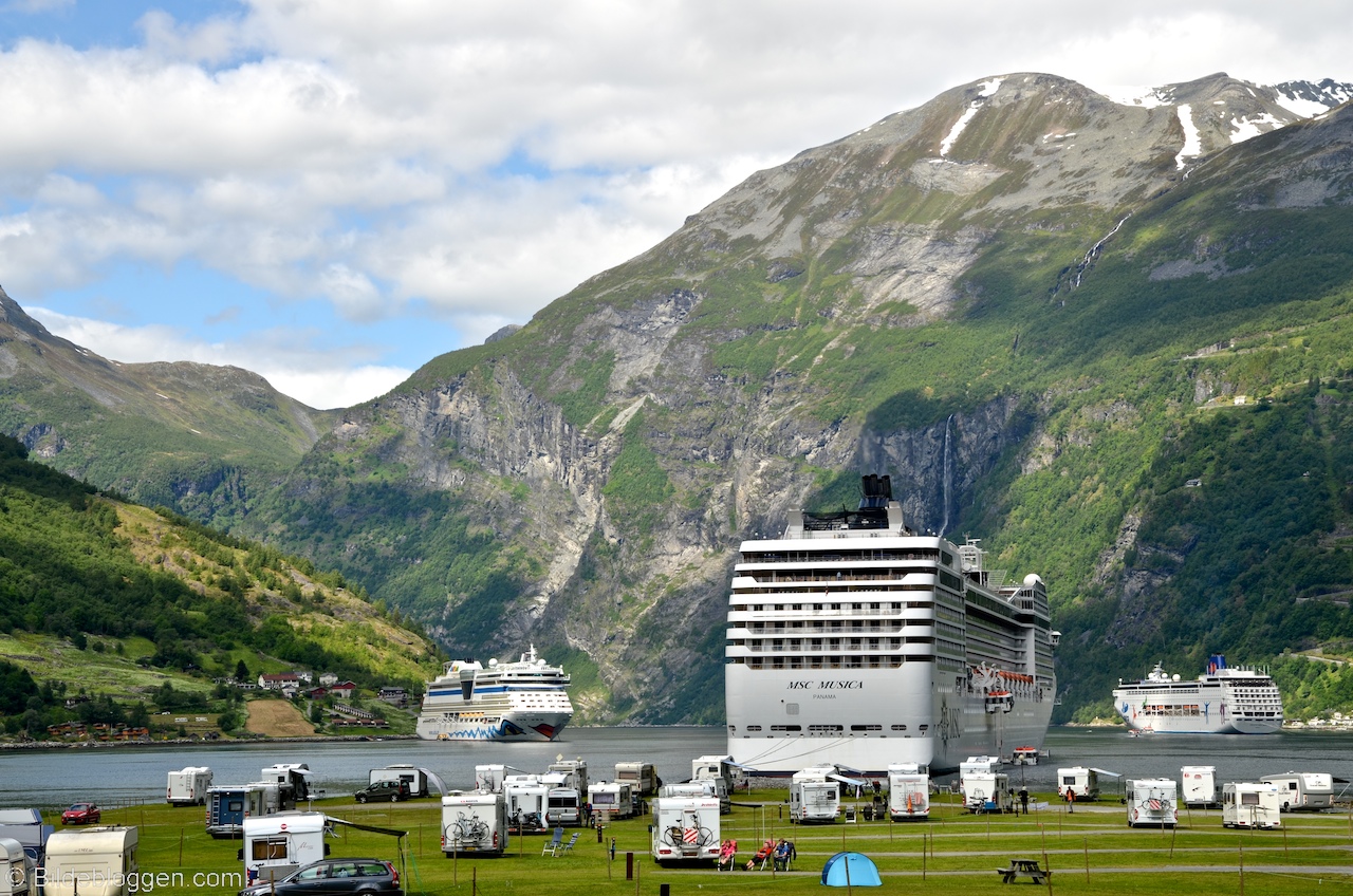 MSC Musica - Geiranger 2013