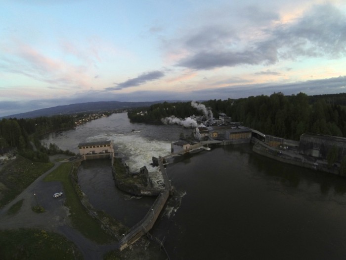 Hellefossen - Hokksund - Flyfoto - Dji Phantom