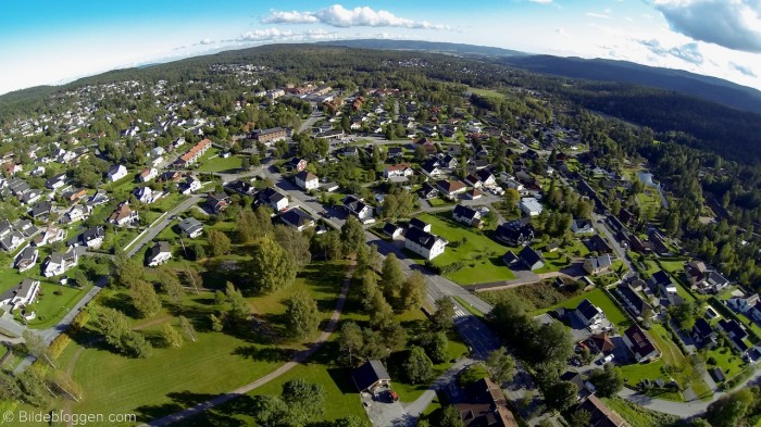 Flyfoto Konnerud Drammen
