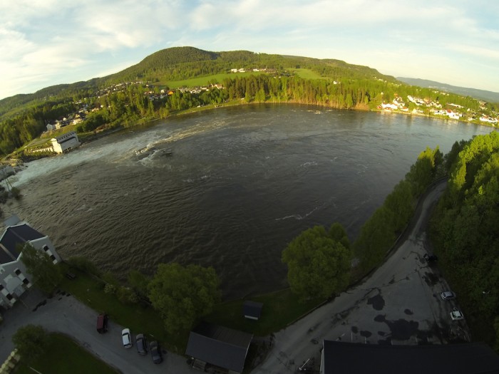 Hellefossen - Hokksund - Flyfoto - Dji Phantom