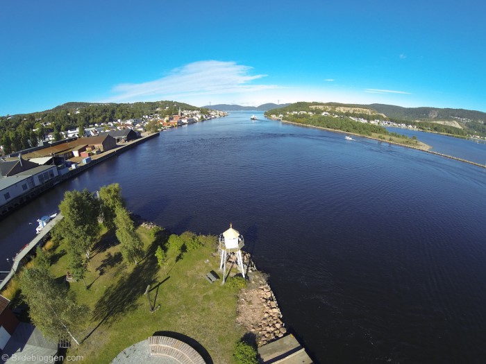 Flyfoto fra Svelvik - Vestfold